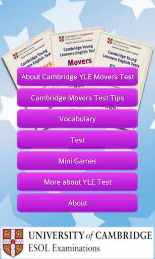 Cambridge Movers Test