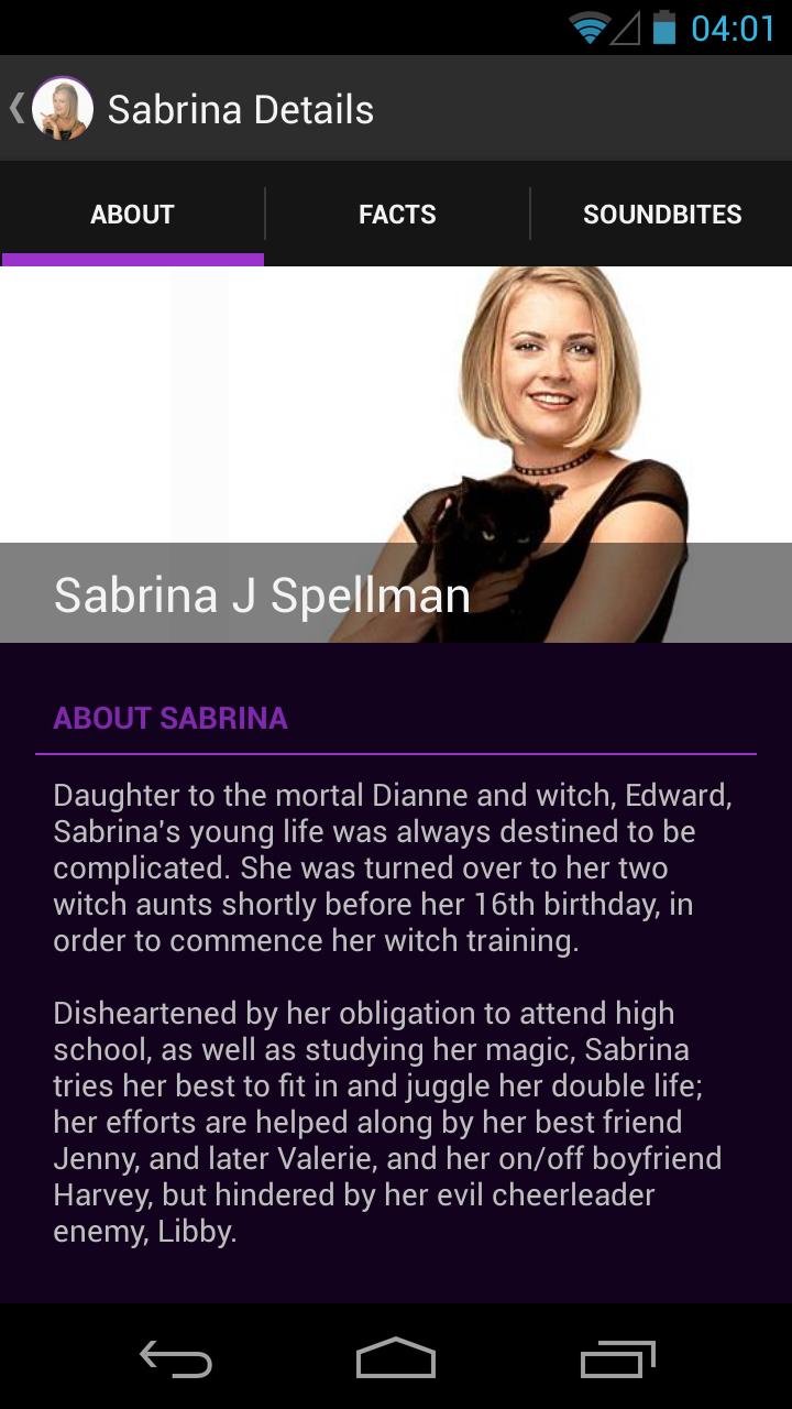 Sabrina the Teenage Witch Screen 2