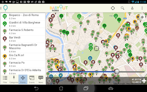 Free BabyOut Rome Kids Family Guide APK for Android