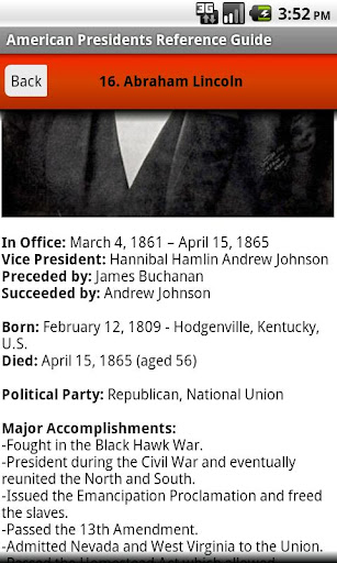 【免費書籍App】American Presidents Pocket Ref-APP點子