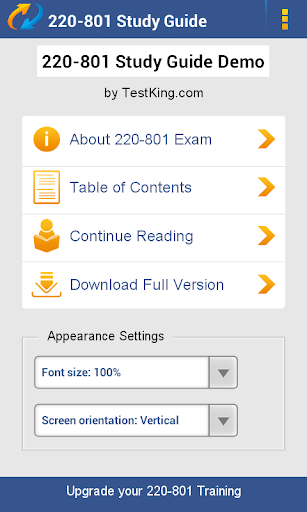 A+ 220-801 Study Guide Demo