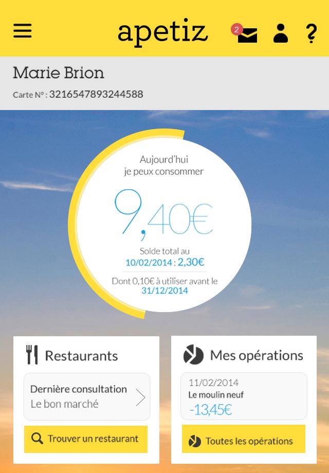 Android application Bimpli (ex Apetiz) screenshort