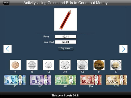 【免費教育App】Activity Canadian Money-APP點子