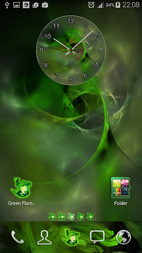 Green Flame GO theme