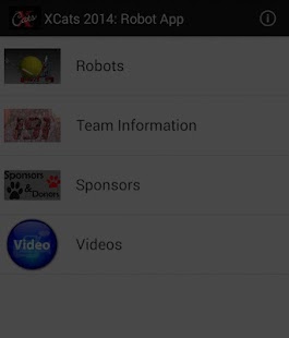 X-Cats 2014 Robot App