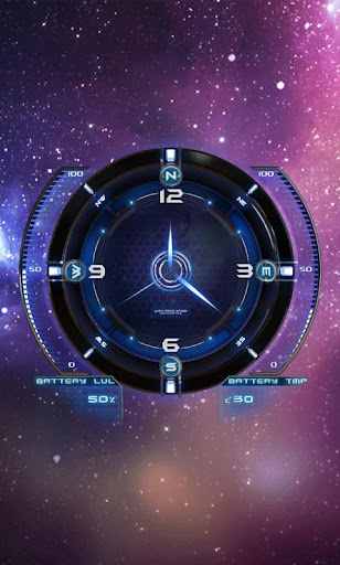 Galaxy Theme Battery Indicator