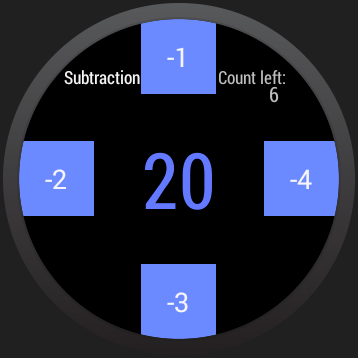 Minus me for Android Wear