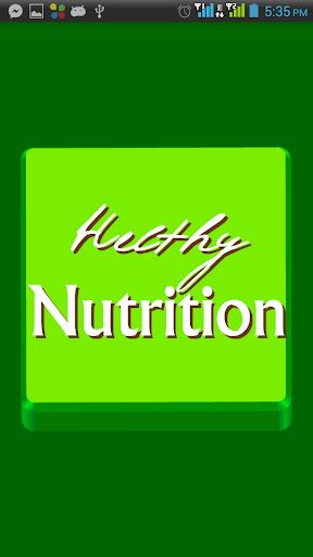 Healthy Nutrition