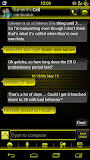 GO SMS Canary Cobalt - Theme