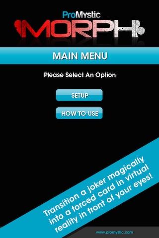 Android application ProMystic Morph screenshort