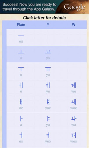 Hangul Korean Alphabet