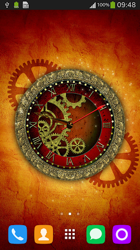 Steampunk Clock Live Wallpaper