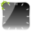 Crystal Black Clock Widget mobile app icon