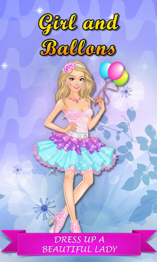 Girl and Balloons - DressUp