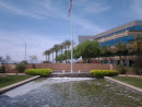 Fountains and Flag