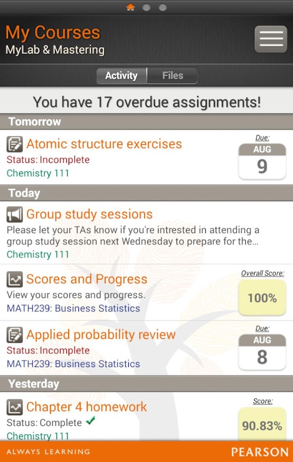 MasteringChemistry | Pearson