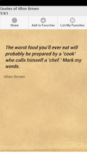 Lastest Quotes of Alton Brown APK