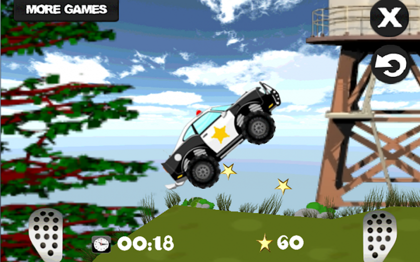 Mad smash cop - hill racer Screen 3