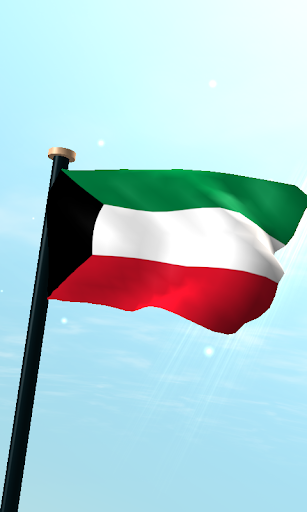 Kuwait Flag 3D Free Wallpaper