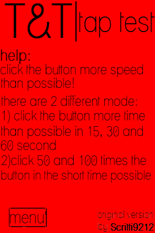 Tap Test - screenshot