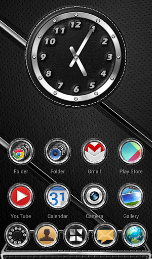 Next Launcher Theme Leather