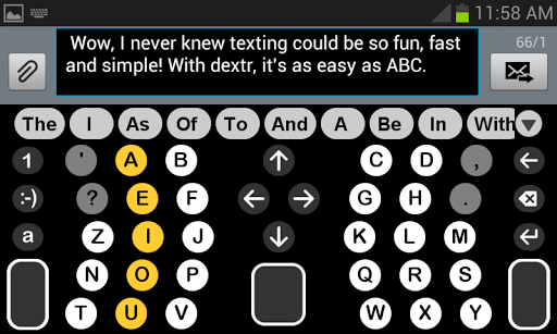 Dextr Alphabetic Keyboard