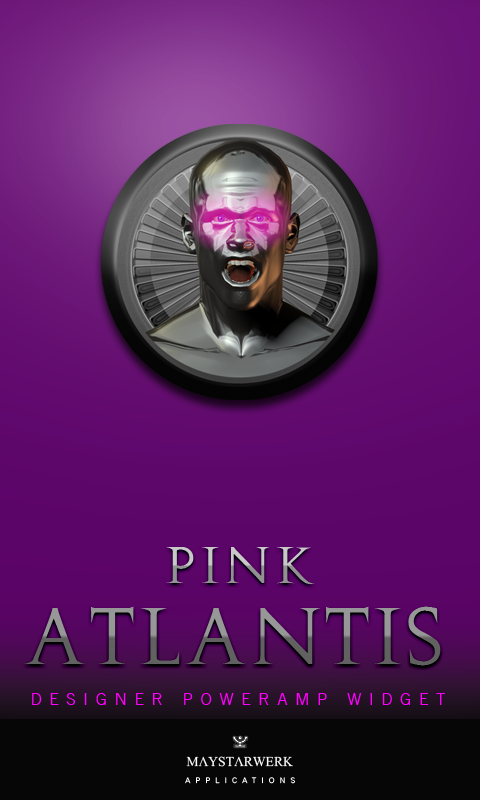 Poweramp Widget Pink Atlantis Screen 3