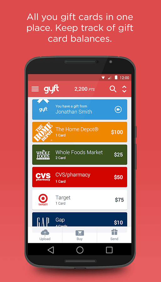 Gyft Mobile Gift Card Wallet Android Apps on Google Play