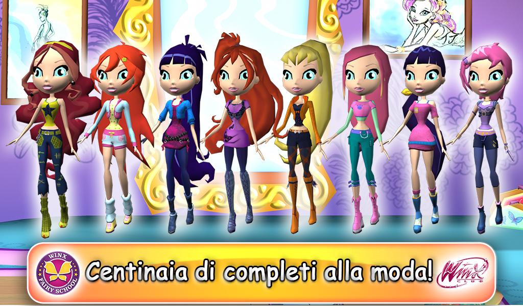 Android application Winx Fairy School Lite screenshort
