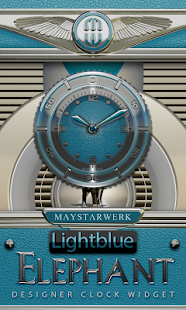 Clock Widget Lightblue Eleplan - náhled