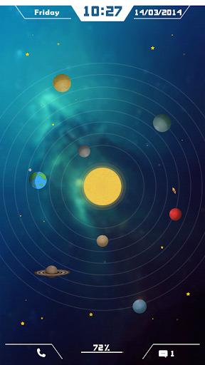 Solar System Live Locker Theme