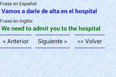 Spanish-English medical phrases poster 5