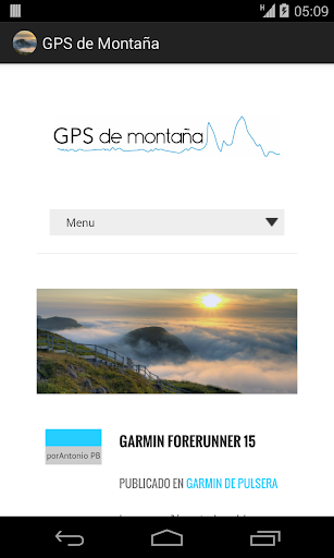 GPS de montaña