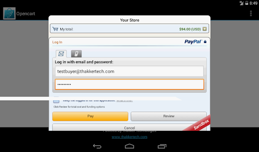 OpenCart-Native Android Store Screenshots 0