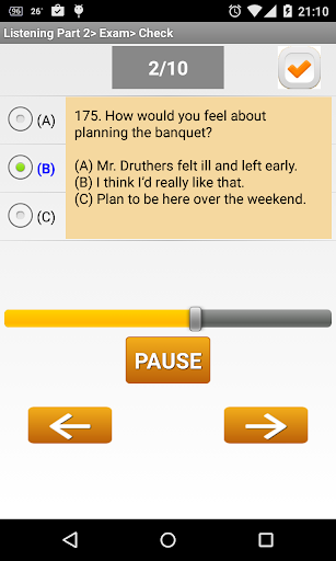 【免費教育App】TOEIC Listening Part 2-APP點子