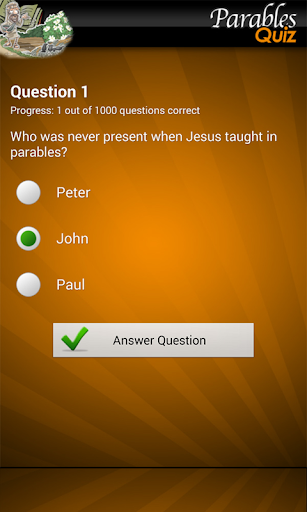 【免費教育App】Ultimate Parables Quiz-APP點子