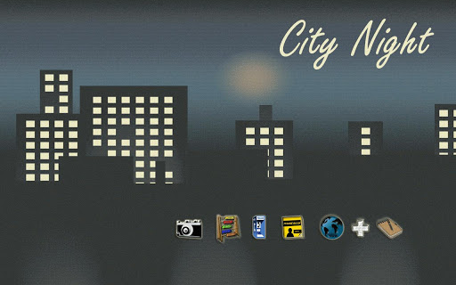 City Night Go Launcher Theme