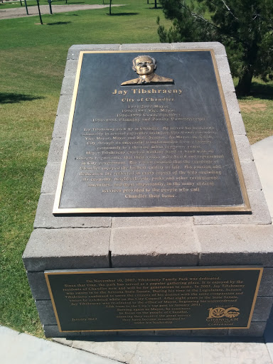 Jay Tibshraeny Dedication Monument