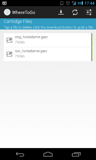 WhereToGo Cartridge Downloader