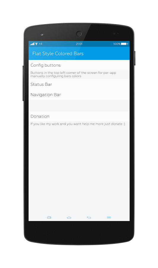 Flat Style Colored Bars - screenshot