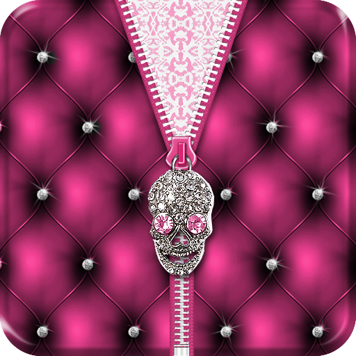 ★ Punk Skull Theme Zipper ★ LOGO-APP點子