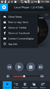 Screenshot mconnect player v1.0.4