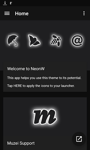 【免費個人化App】Neon-W Icon Pack-APP點子