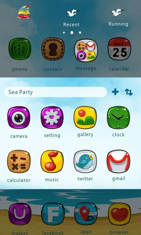 SeaParty GO super Theme - screenshot