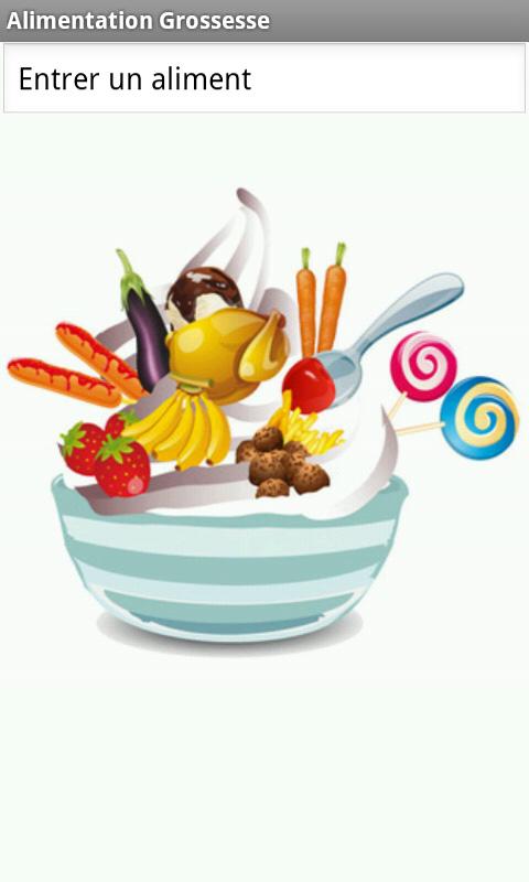 Alimentation Grossesse Screen 1