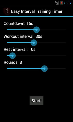 Easy Interval Training Timer