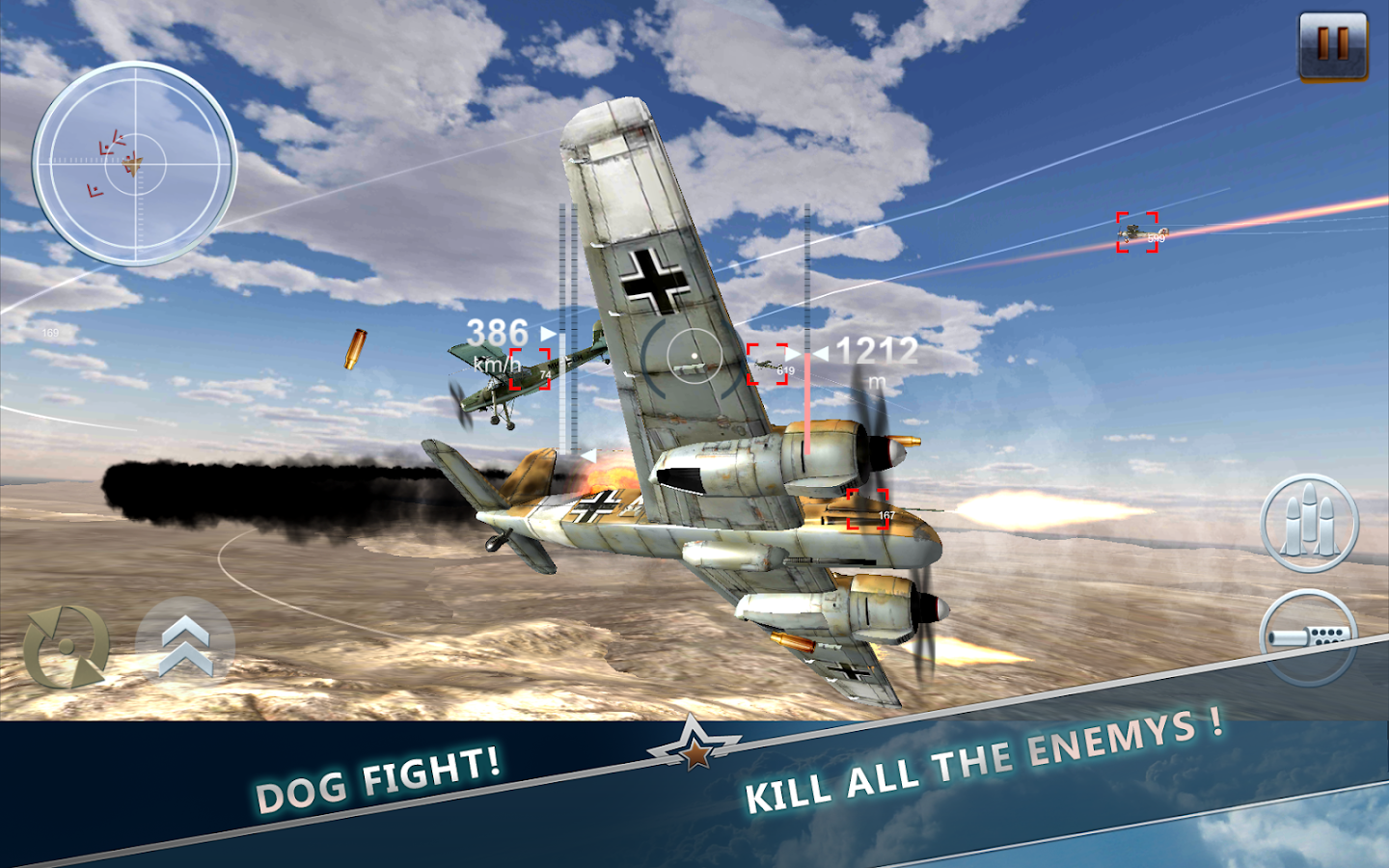 WW2 batalha aeronave 3D - screenshot