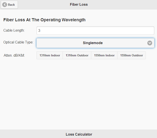 【免費工具App】Fiber Loss Budget Calculator-APP點子