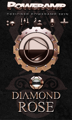 Poweramp skin Diamond Rose