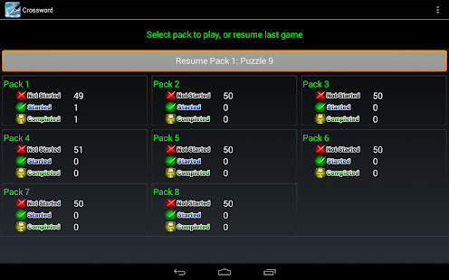 Crossword Screenshot